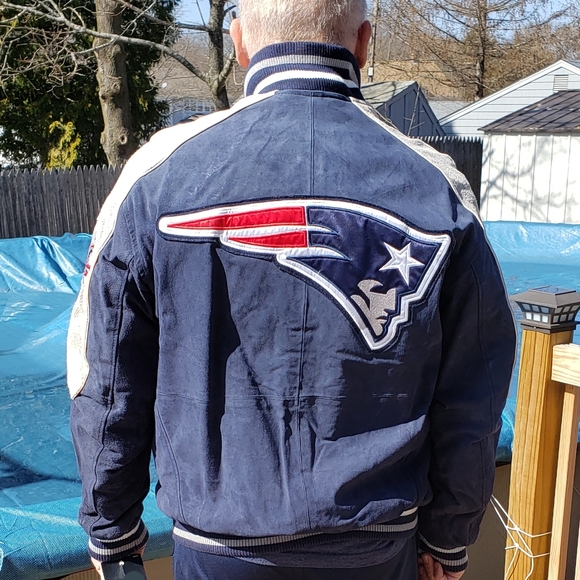New England Patriots suede leather jacket - Picture 2 of 7